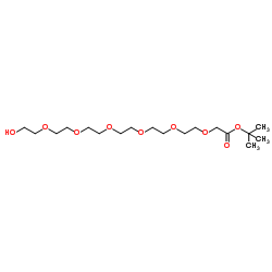 Hydroxy-PEG6-CH2-Boc structure