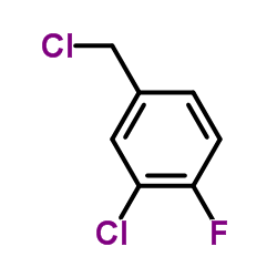 3-Chloro-4-fluorobenzyl chloride structure