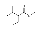 methyl 2-ethyl-3-methylbutyrate Structure