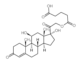 5-[2-[(8S,9S,10R,11S,13S,14S,17R)-11,17-dihydroxy-10,13-dimethyl-3-oxo-2,6,7,8,9,11,12,14,15,16-decahydro-1H-cyclopenta[a]phenanthren-17-yl]-2-oxo-ethoxy]-5-oxo-pentanoic acid Structure
