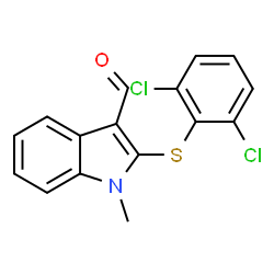 2-[(2,6-Dichlorophenyl)sulfanyl]-1-methyl-1H-indole-3-carbaldehyde Structure