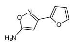 5-氨基-3-(呋喃-2-基)异恶唑结构式