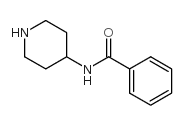 4-苯甲酰氨基哌啶 水合物结构式