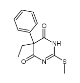 S-methyl-2-thiophenobarbital结构式