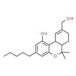 (+/-)-11-HYDROXY-DELTA9-THC Structure