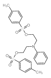 Ethanol, 2,2- (phenylimino)di-, di-p-toluenesulfonate (ester) Structure