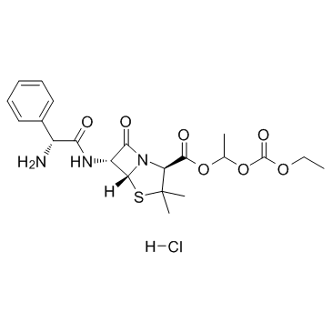 Bacampicillin hydrochloride Structure
