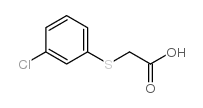 2-(3-chlorophenylthio)acetic acid Structure