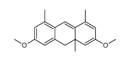 2,7-dimethoxy-4,5,8a-trimethyl-9H-anthracene Structure