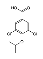 3,5-Dichloro-4-isopropoxybenzoic acid Structure