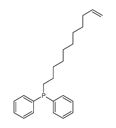 diphenyl(undec-10-enyl)phosphane结构式