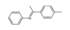 N-phenyl-[1-(4-methylphenyl)ethylidene]amine结构式