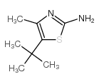 5-叔丁基-4-甲基-噻唑-2-胺结构式