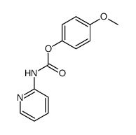 4-methoxyphenyl N-(2-pyridyl)carbamate结构式