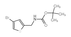 4-BROMO-2-(N-BOC-AMINOMETHYL)THIOPHENE Structure