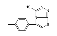 5-(4-Methylphenyl)thiazolo[2,3-c]-1,2,4-triazole-3-thiol结构式