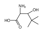 (2R,3S)-2-amino-3-hydroxy-4,4-dimethylpentanoic acid Structure