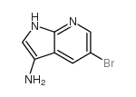 5-Bromo-1H-pyrrolo[2,3-b]pyridin-3-amine Structure