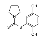 (2,5-dihydroxyphenyl) pyrrolidine-1-carbodithioate结构式