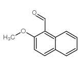 1-Naphthalenecarboxaldehyde,2-methoxy- structure