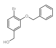 [3-(BENZYLOXY)-4-BROMOPHENYL]METHANOL结构式