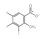 Benzene,1,2,3-triiodo-4-methyl-5-nitro- Structure