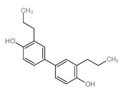 4-(4-hydroxy-3-propyl-phenyl)-2-propyl-phenol Structure
