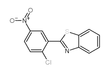 Benzothiazole, 2-(2-chloro-5-nitrophenyl)-结构式