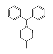 1-benzhydryl-4-methyl-piperidine Structure