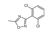 3-(2,6-dichlorophenyl)-5-methyl-1,2,4-oxadiazole Structure