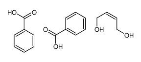 benzoic acid,but-2-ene-1,4-diol结构式
