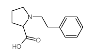 1-phenethylpyrrolidine-2-carboxylic acid Structure