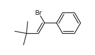 (Z)-(1-Bromo-3,3-dimethyl-1-butenyl)benzene Structure