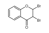 2,3-dibromo-chroman-4-one结构式