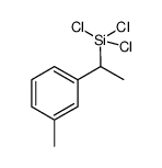 trichloro(1-(m-tolyl)ethyl)silane Structure