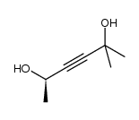 (R)-2-methylhex-3-yne-2,5-diol结构式