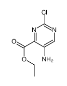 ethyl 5-amino-2-chloropyrimidine-4-carboxylate Structure