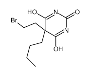 5-(2-bromoethyl)-5-butyl-1,3-diazinane-2,4,6-trione Structure
