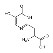 2-amino-3-(4,5-dihydroxypyrimidin-2-yl)propanoic acid Structure