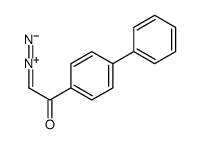 2-diazonio-1-(4-phenylphenyl)ethenolate Structure