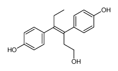 3,4-双(4-羟基苯基 )-3-己醛结构式