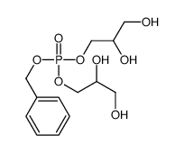 benzyl bis(2,3-dihydroxypropyl) phosphate结构式