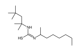 1-octan-2-yl-3-(2,4,4-trimethylpentan-2-yl)thiourea Structure