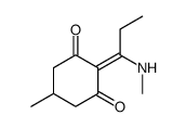 5-methyl-2-[1-(methylamino)propylidene]cyclohexane-1,3-dione Structure