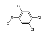 2,4,5-trichlorobenzenesulfenyl chloride Structure
