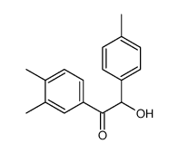 1-(3,4-dimethylphenyl)-2-hydroxy-2-(4-methylphenyl)ethanone结构式