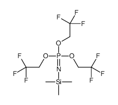 tris(2,2,2-trifluoroethoxy)-trimethylsilylimino-λ5-phosphane结构式