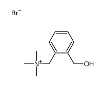 [2-(hydroxymethyl)phenyl]methyl-trimethylazanium,bromide Structure
