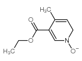 3-Pyridinecarboxylicacid, 4-methyl-, ethyl ester, 1-oxide结构式