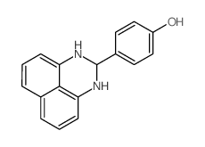 Phenol,4-(2,3-dihydro-1H-perimidin-2-yl)-结构式